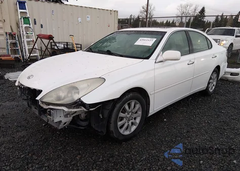 2003 Lexus Es 300 from USA, damaged, VIN JTHBF30G936013030